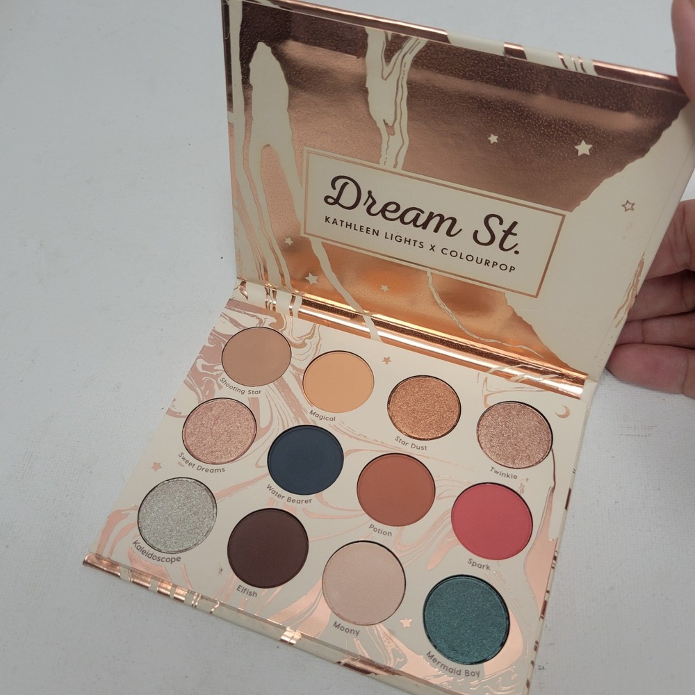 NEW No Box Colourpop x Kathleen Lights Dream St Pressed Powder Eyeshadow Palette - Picture 3 of 5